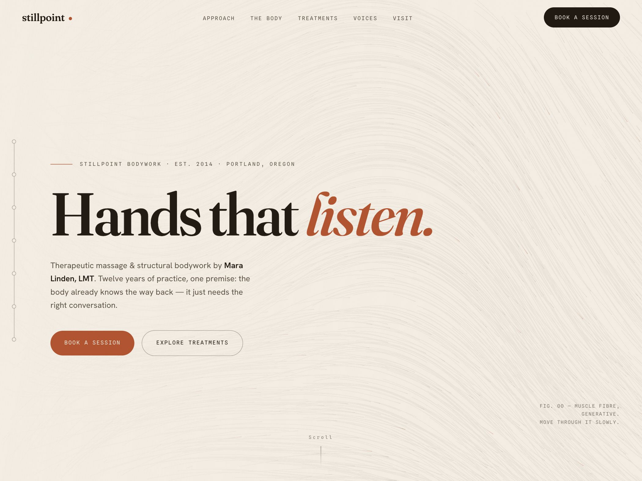 Stillpoint Bodywork — website built by SiteLauncher